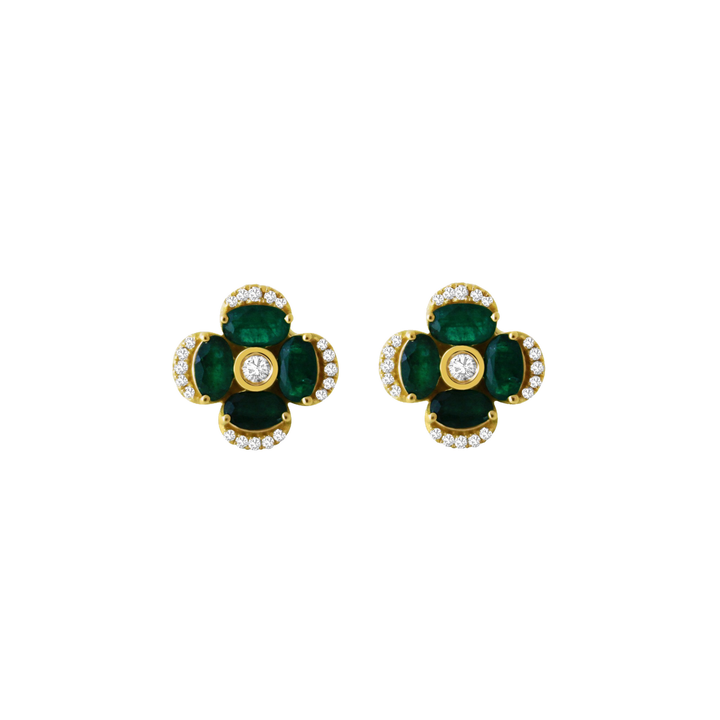 Pétale Ruby & Diamond Earrings
